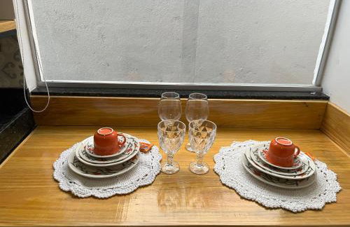 Flat com ar e varanda com linda vista para o Ibituruna, Wi-Fi - Véu de Noiva 204 - Foto 19