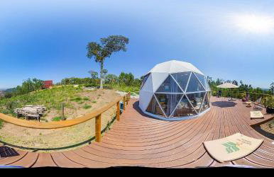 Domo Geodésico para se conectar com as Nuvens - Foto 13