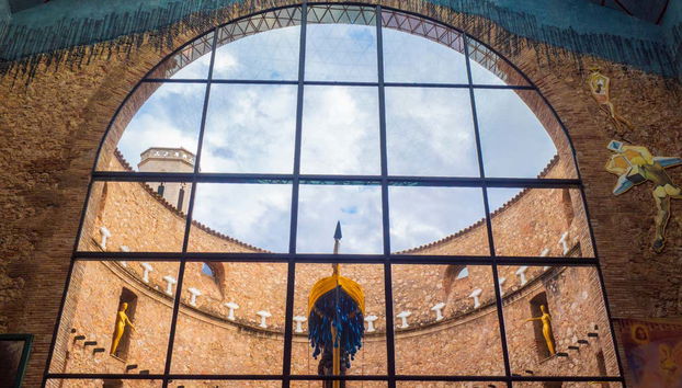 La vista sul cortile interno