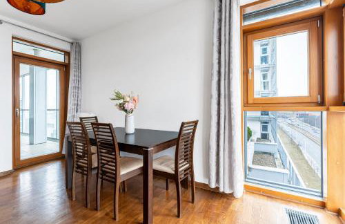 Apartament przy Arkadia 2 Sypialnie Balkon Widok 8 Pietro Metro Gdanska Garaz - Foto 23