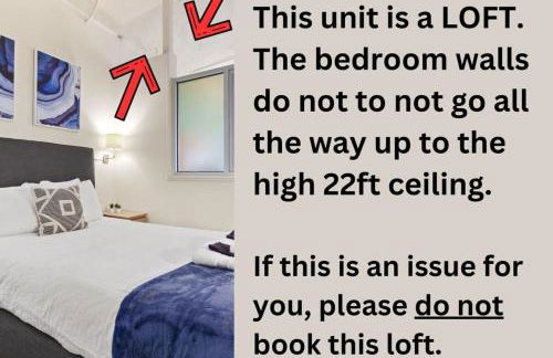 100 Year-Old Historic Brick 2BR Loft & Large Patio & Hammocks & High Ceiling - Foto 19