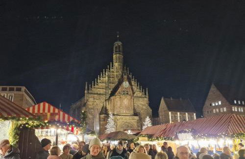 40 m2 Appartement Nürnberg Ost mit Balkon 8 Min by car to Expo Modern Stay Highspeed WLAN Quiet and Green - Foto 19