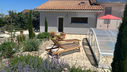 Logement climatisé, piscine, 4 personnes - Foto 5, sunbed