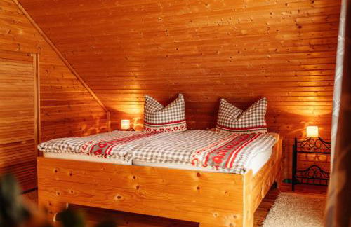 Der Fuchsbau - 3 separate Blockhäuser - ruhige Lage - 50m bis zum Wald - eingezäunter Garten - Foto 27