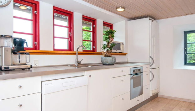 6 Person Holiday Home in Glesborg - Foto 4, Cocina privada