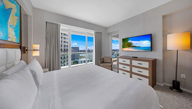 Beachfront Condo With Spacious Balcony - Foto 4, Habitación