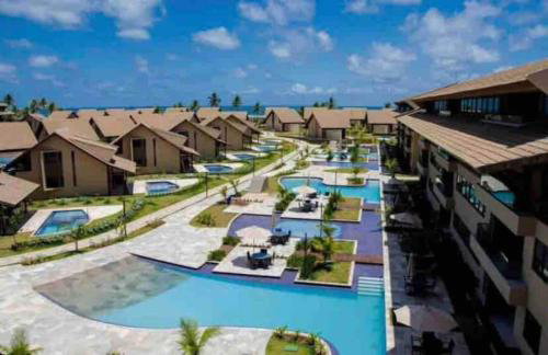 Resort Nui Supreme By Maya - Pé Na Areia - 2 Quartos - 2 Banheiros - Até 7 Pessoas - Muro Alto - Porto de Galinhas - Foto 3