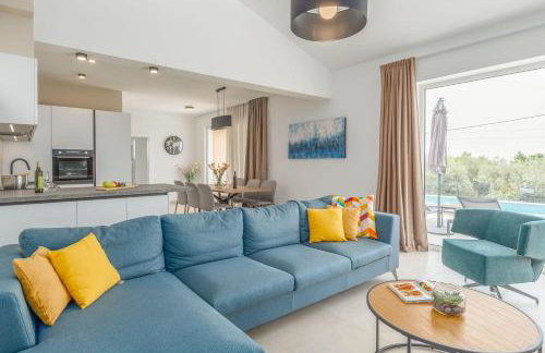 Neue und hundefreundliche Villa mit Panorama-Meerblick, Privatpool, Grillbereich, Babybett, Waschmaschine - Foto 7