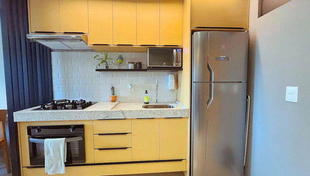 Flat Oceânica Premium - By Almare - Foto 4, Cocina privada