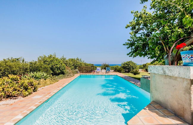 Authentic Sicilian Charm With Pool, Sea View, Parking & Wifi - Foto 44