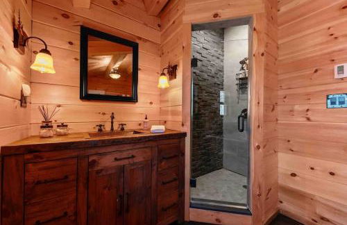 Cozy Log Cabin with Hot Tub 10 Min to Hunter Mtn - Foto 30