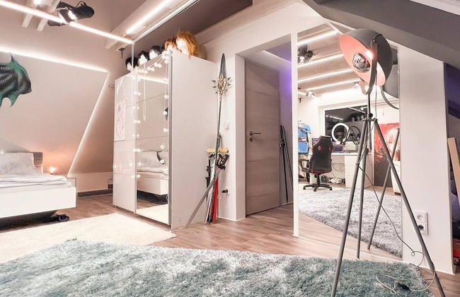 Dragons Nest: Cozy & Modern Attic Loft Nuremberg - Foto 69