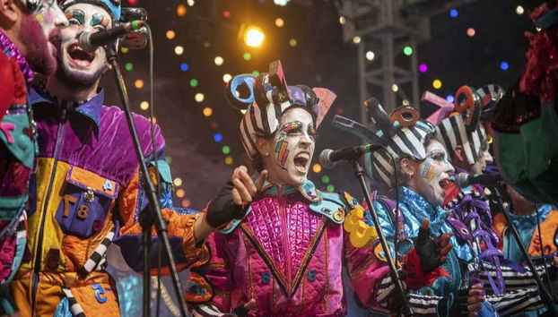 Animaçao de um dos grupos no Carnaval