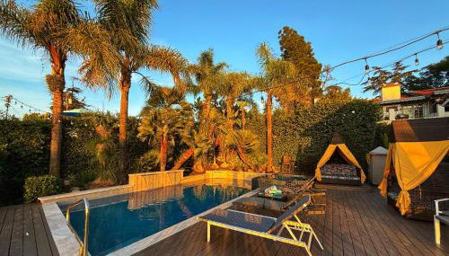 Panorama Tropical Resort & Spa with Sunset City View - Photo 5, Garden, sunbed, Garden view