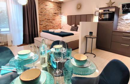 HOMELY STAY Studio P1 - Elegant Self-Check-in Studio-Apartment in Munich -with Kitchen and Washing Machine - Foto 8