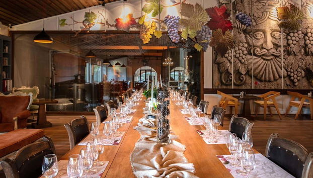 Sala degustazioni della cantina