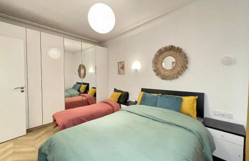 PARIS-ALESIA Super appartement 2 pièces de 39m2 - très cosy pour 1 - 5 personnes totalement refait à NEUF -ENTIRE APARTMENT LUXURIOUS AND WARM -PARIS ALESIA 14ème - Proche Aéroport Paris-Orly - Parc des Expositions Porte de Versailles FREE WIFI GRATUIT - Foto 14