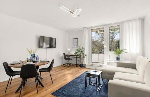 BLU APARTMENT -modern interior design in city centre- close to HBF & Uni - Foto 2