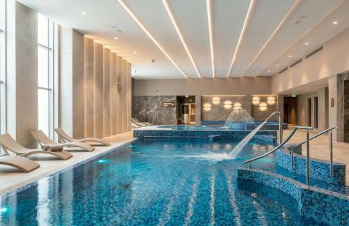 Royal Suite, 50 meters to Beach, 10th Floor, Panoramic View, Parking, Porta Mare Active & Spa - Foto 32