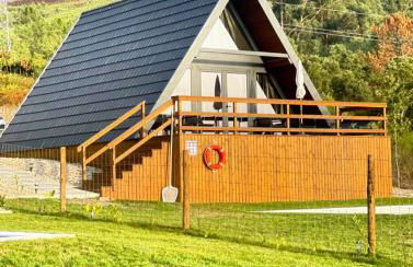 Chalés Luna in rio A-Frame Romântica no Gerês com vista Rio - Foto 43