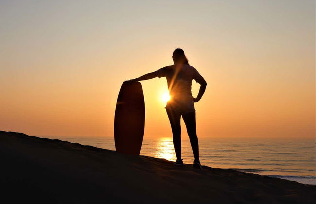 Sandboard sur les dunes de Chachalacas - Photo 1