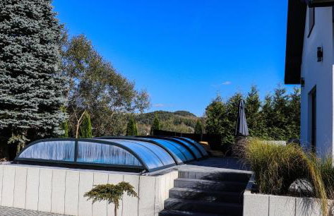 Domek Viking z prywatnym ogrzewanym basenem sauną oraz balią z jacuzzi - Foto 25