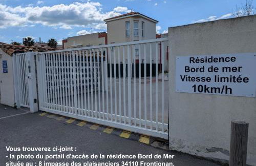 Studio Vue mer, Piscine, Wifi, Climatisation, Parking privé, Terrasse 1ère ligne - La Coulée Douce - Foto 32