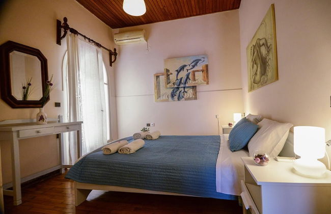 Villa Litsa Large Private Pool Walk to Beach Sea Views A C Wifi - Foto 14