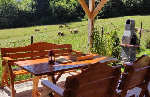 Borowikowe Zacisze drewniane domy z kominkami - Foto 18