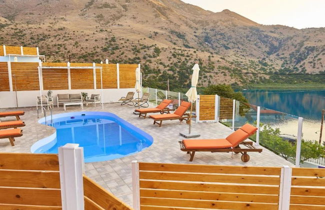 Stunning Lake Kournas Retreat 2 New Private Pool - Photo 35