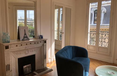 Vue Tour Eiffel et 5 minutes des Champs-Elysees Appartement 2 chambres Paris 16 Etoile - Foto 11