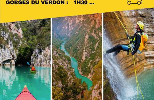 Idéal Curistes, Souvenirs de Provence, charmant T2 neuf climatisé - Foto 48