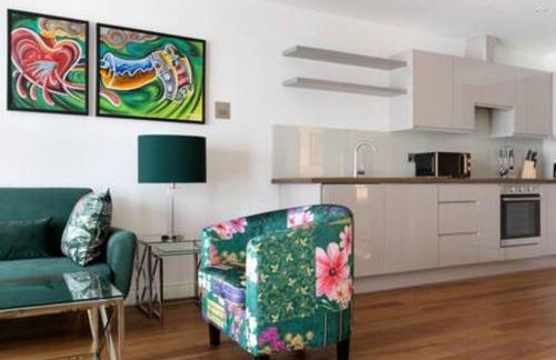 Modern and large oasis flat in Camden with patio - Foto 8