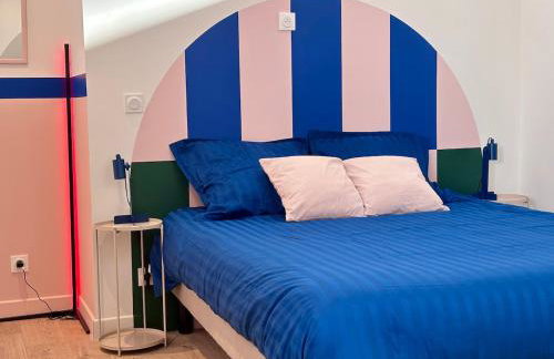 Appartement Thème Années 60' l Baignoire Jets l Clim l Netflix - Foto 27