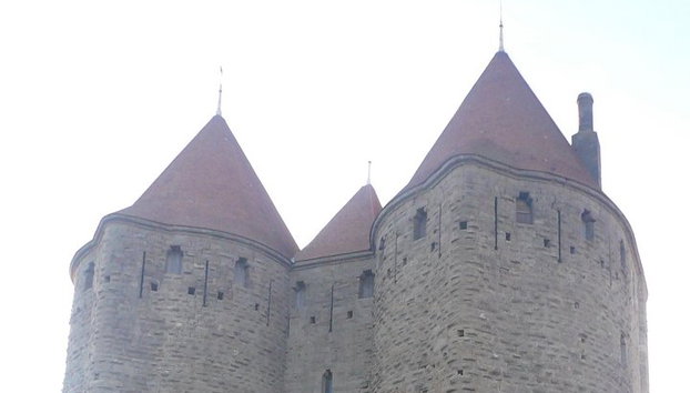 Visite guidée à pied de Carcassonne - Photo 4, La porte de la Narbonnaise