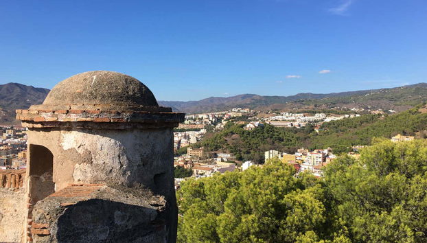 Vistas do castelo de Gibralfaro