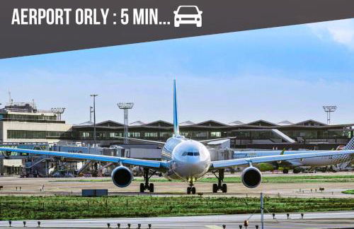 Séjour Cosy - 5 min Aéroport Orly - Parking Privée & Terrasse - Foto 39