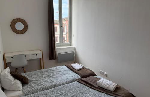 ABEILLE - 2 chambres et 1 canapé-lit, 1er étage, parking - Foto 11