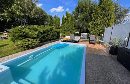 Dom Grabowa z sauną , podgrzewanym basenem i balią z hydromasażem - Foto 29