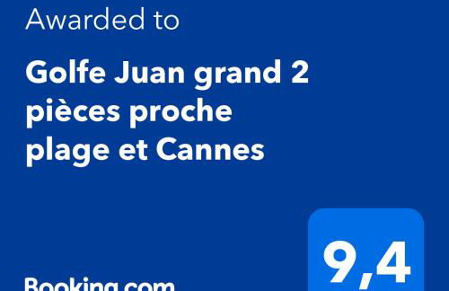 Golfe Juan grand 2 pièces proche plage et Cannes - Foto 13