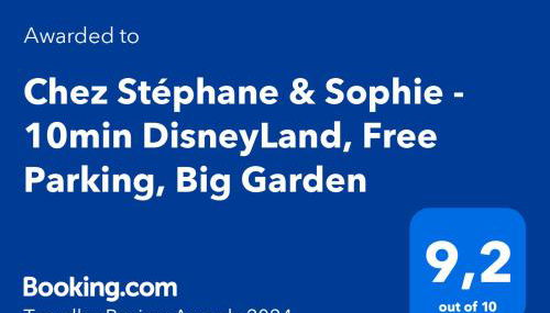 Chez Stéphane & Sophie - 10min DisneyLand, Free Parking, Big Garden - Foto 4