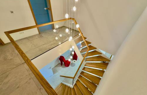 luxuriöse Villa Möwengeflüster - 220qm große Ferienwohnung für bis zu 8 Gästen mit Sauna direkt am Goitzschesee - Foto 43