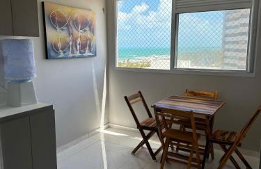 Apê Pé na Areia com Vista Mar Ar-condicionado & Garagem - Foto 14