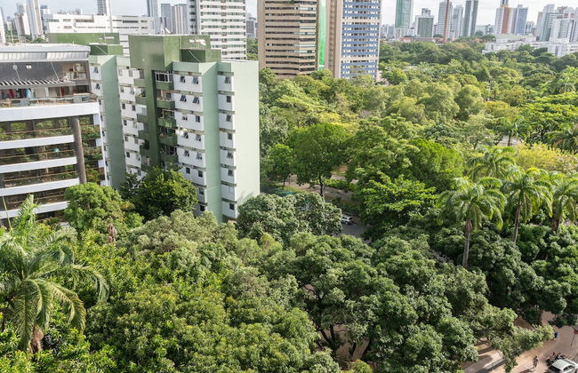 Ótimo Flat Bairro da Jaqueira Recife até 3 pessoas O Coração Verde da Cidade PBO902 - Foto 25