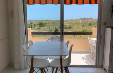 Mon Petit Paradis, vue sur dunes et mer, accès direct plage Robinson, terrasse, WIFI, parking privé, très ressourçant, à Marseillan Plage - Foto 1