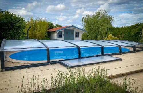Villa 200m2 avec PISCINE chauffée & SPA & sauna & kota-grill - Foto 31