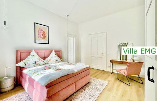 Ferienhaus Villa EMG Velbert nah Düsseldorf Essen Dortmund, Familien Gruppen bis 27 Personen, 3 Küchen, Kaminofen, Terrasse - Photo 25