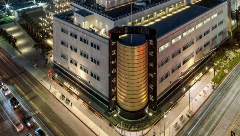 Entrada al Academy Museum of Motion Pictures