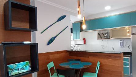 Apto Itaguá com piscina, churrasqueira, Wi-Fi e Ar Cond - Foto 4