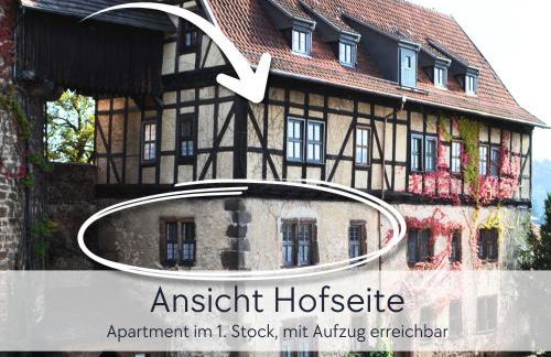 ALTE FÖRSTEREI - Altstadtwohnung mit Stil & Aufzug - in der Hinterburg Schlitz - mit Garten, Parkplatz & E-Ladestation - Hunde willkommen - Fulda, Bad Hersfeld, Alsfeld in 25 km Entfernung - Foto 31